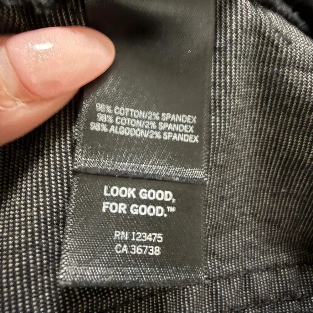 Kenneth Cole New York Dress Pants/Chinos Black Men's 38x32‎